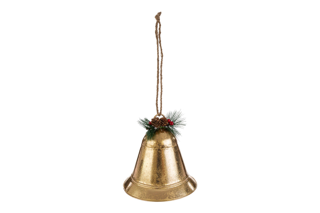 Pendente campana oro metallo