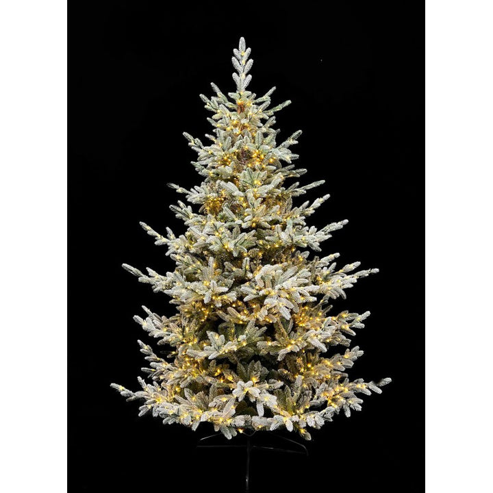 Albero di Natale Innevato Nicolai con Luci LED Integrate | Xone