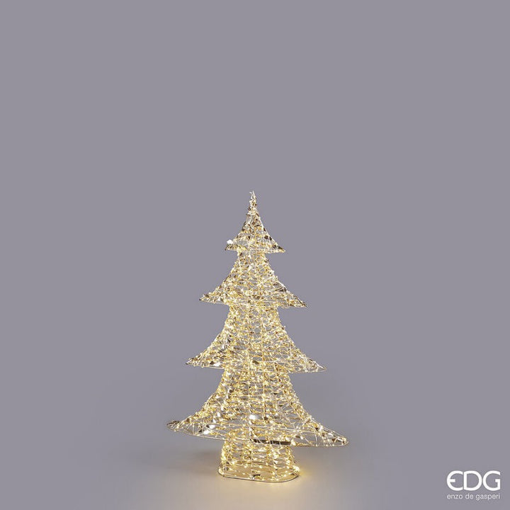 Albero Led Stripes Oro in Diverse Misure | EDG