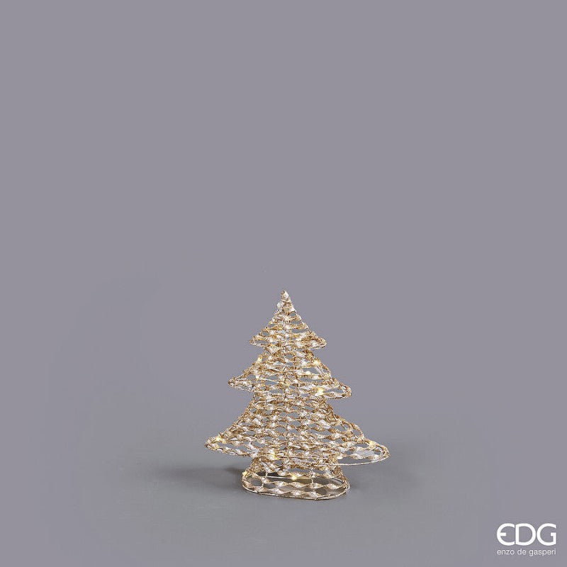 Albero Led Stripes Oro in Diverse Misure | EDG