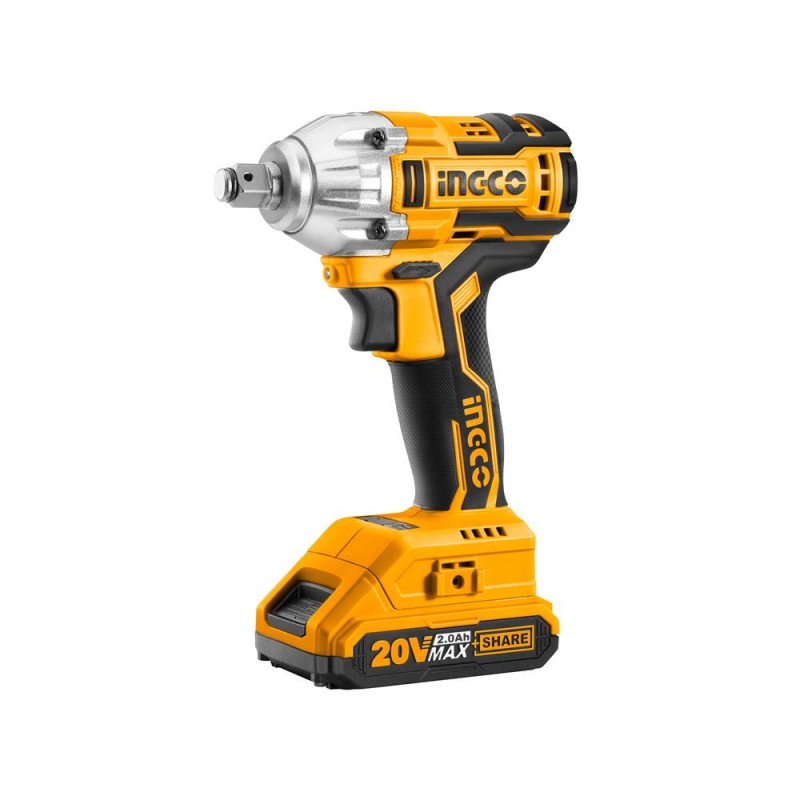 Avvitatore a impulsi Ingco con 2 batterie e borsa