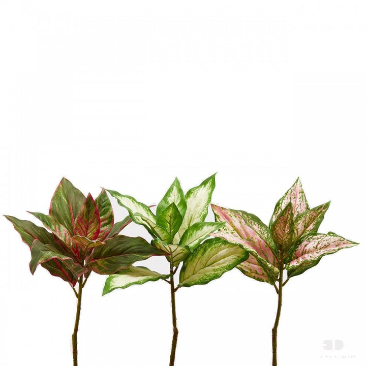 Ramo pianta artificiale Caladio Chic 45h cm EDG