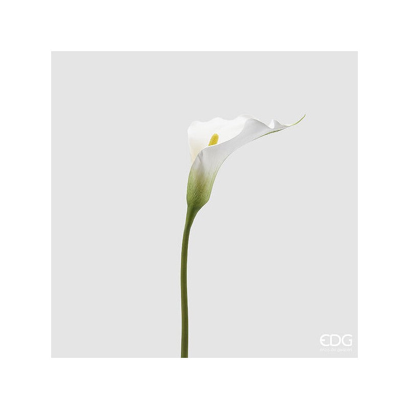 Fiore artificiale Calla bianco 80h cm EDG