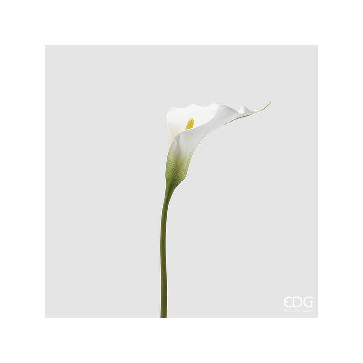 Fiore artificiale Calla bianco 80h cm EDG
