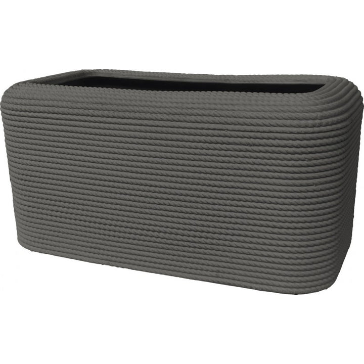 Vaso Cassetta Bali effetto corda 80 cm