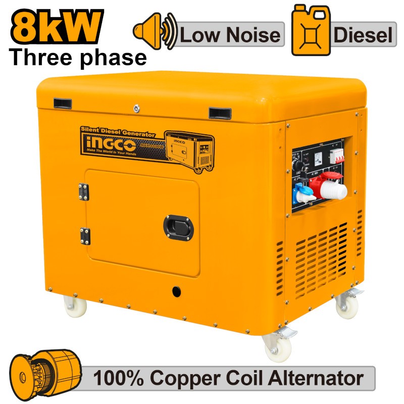 Generatore Di Corrente Diesel Silenz.8kw Generatore Di Corre