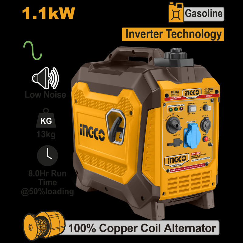 Generatore Inverter A Benzina 1.1kw