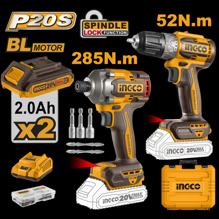Kit Trapano Cdli20453e  +avvitatore Ad Impulsi  Cirli2028e