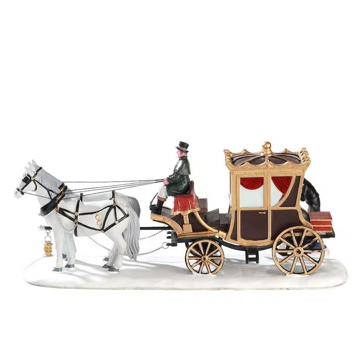 Arrivo della duchessa in carrozza - Lemax