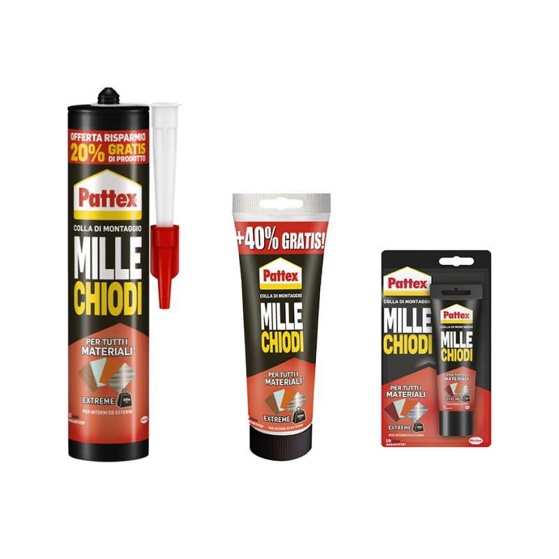 Millechiodi Extreme adesivo Pattex