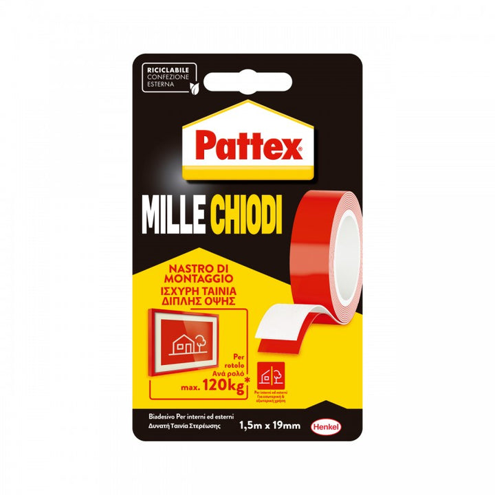 Millechiodi tape 19mmx1,5m | Pattex