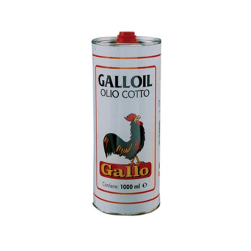 Olio Di Lino Cotto Gallo 1 Lt