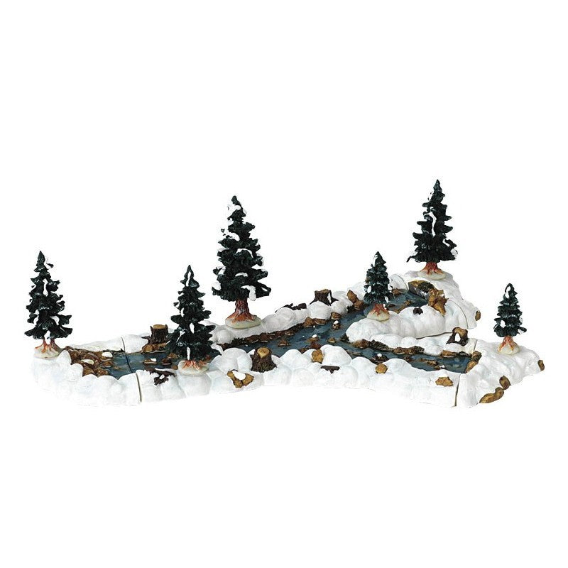 Paesaggio innevato con alberi - Lemax