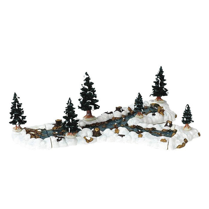 Paesaggio innevato con alberi - Lemax