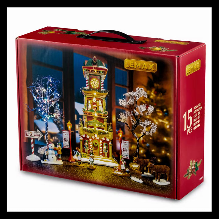 Paesaggio Set Torre Di Piazza - Lemax