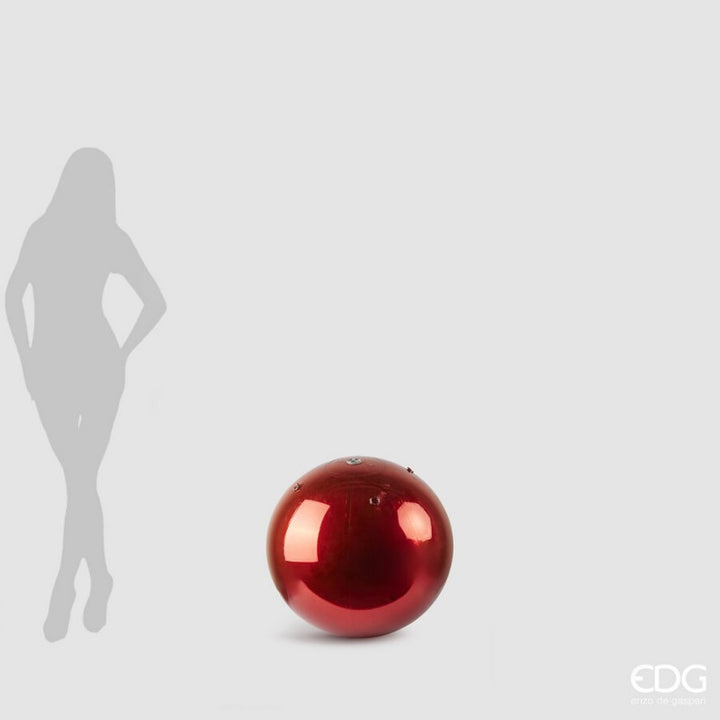 Palla Mirror Rosso in 5 misure | EDG