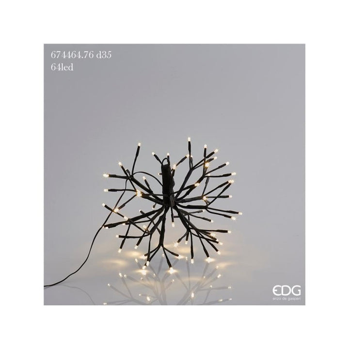 Palla con rami 64 LED Enzo De Gasperi