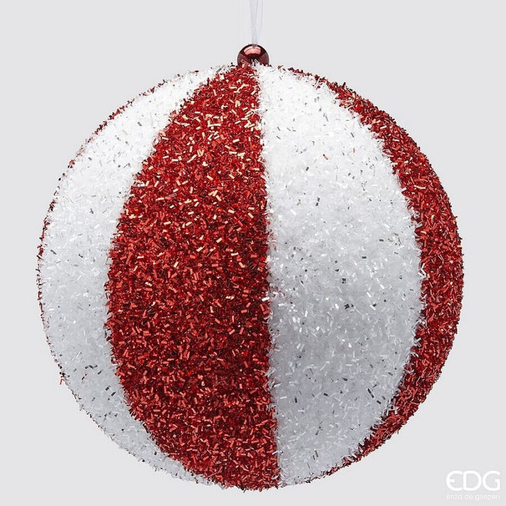 Palla Righe  Bianco e Rosso |EDG