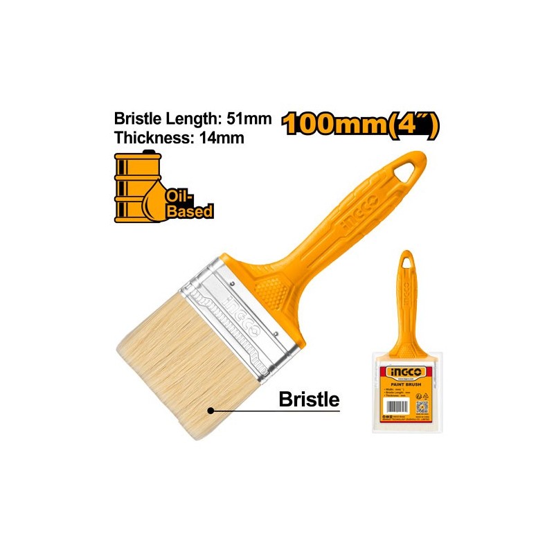 Pennello Per Pittura 100mm Setola Bionda