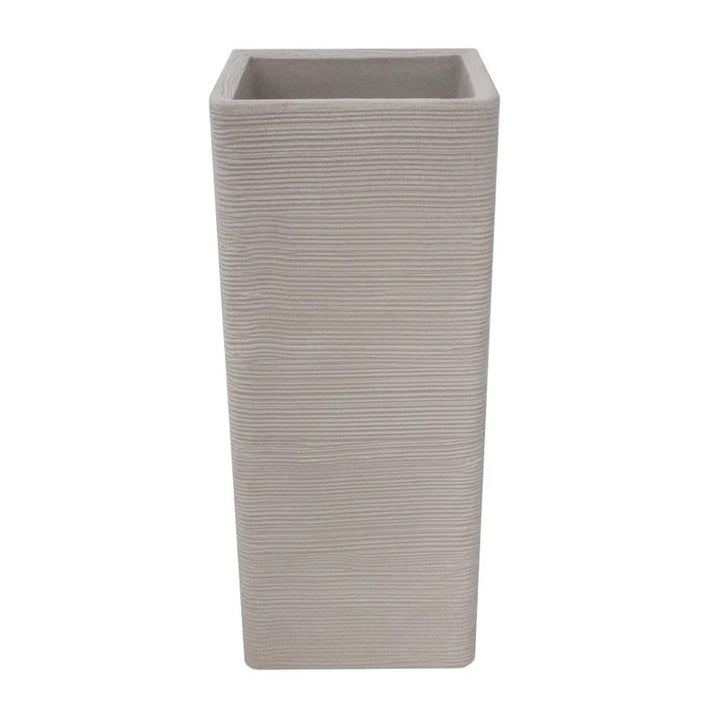 Vaso alto da giardino Pilone Shabby 75 Cm