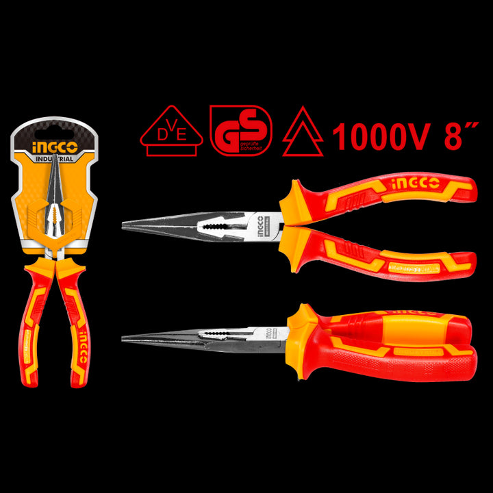 Pinza A Becco Lungo Isolata 200mm