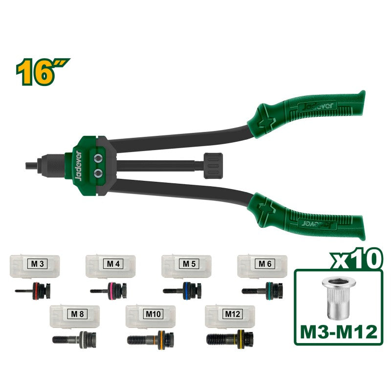 Pistola Rivettatrice Con Mandrini M3-m12