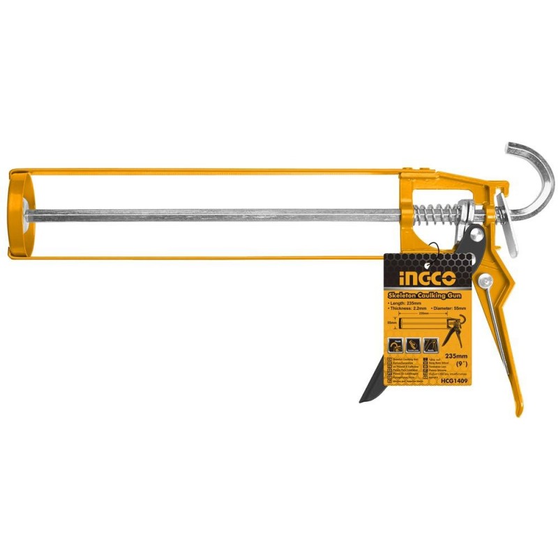 Pistola per silicone a stelo Ingco