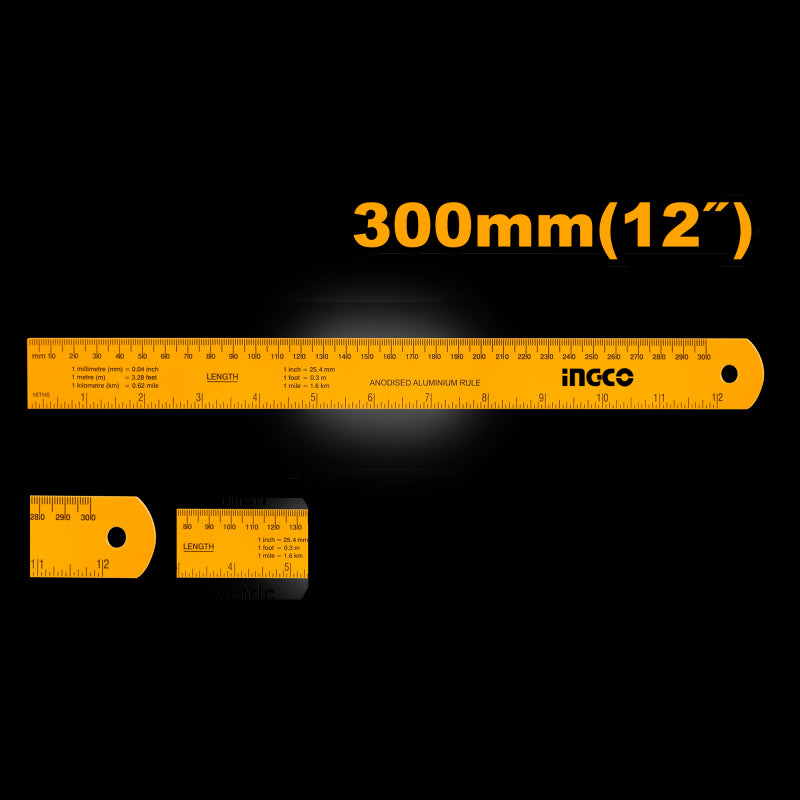 Righello 30cm In Alluminio