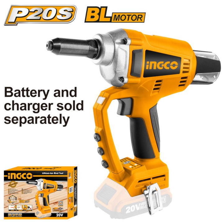 Rivettatrice A Batteria 20v Nudo