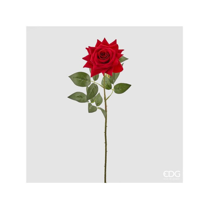 Rosa artificile bliss aperta rossa| EDG