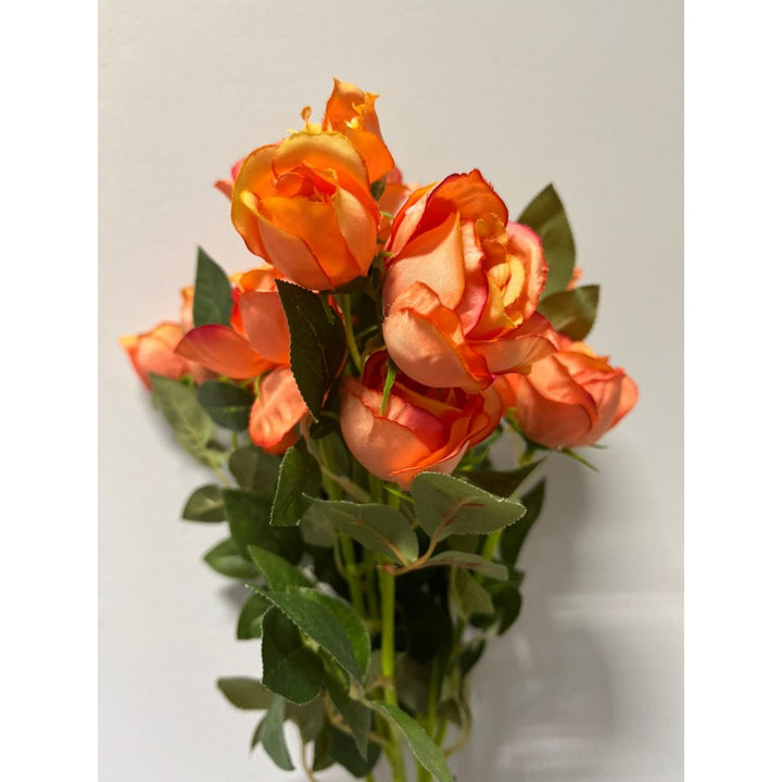 Rosa Curly Bell artificiale 45h cm EDG