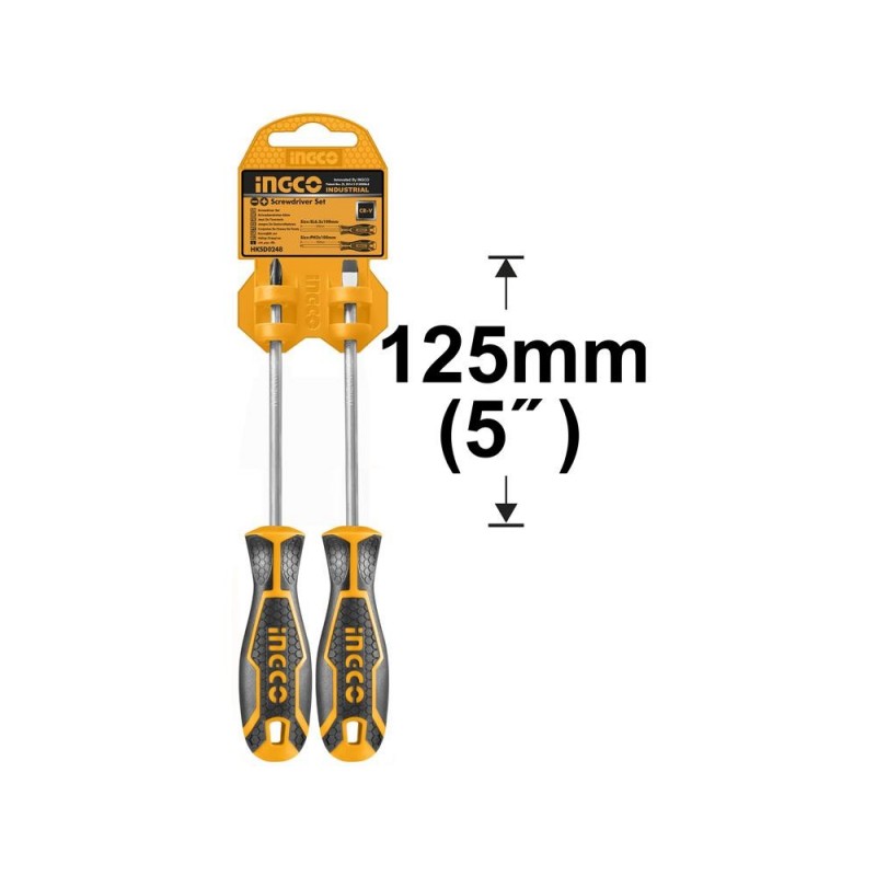 Set 2 cacciaviti croce/taglio