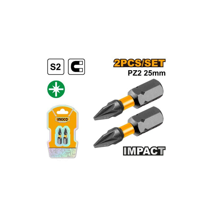 SET 2PZ CACCIAVITI BIT 25 MM MAGNETICO PZ22