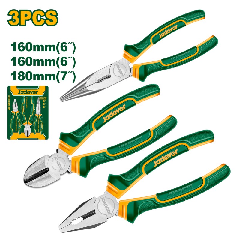 Set 3 Pinze 160/180mm