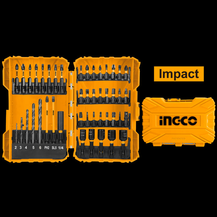 Set 45 bit e cacciaviti Impact Bl Ingco
