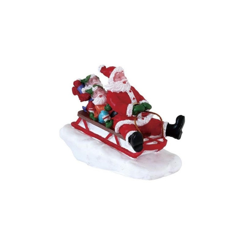 Slittino con Babbo Natale - Lemax