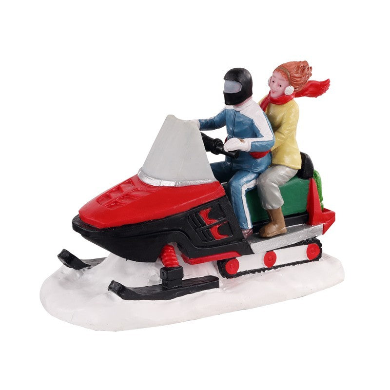 Coppia Sulla Motoslitta - Lemax