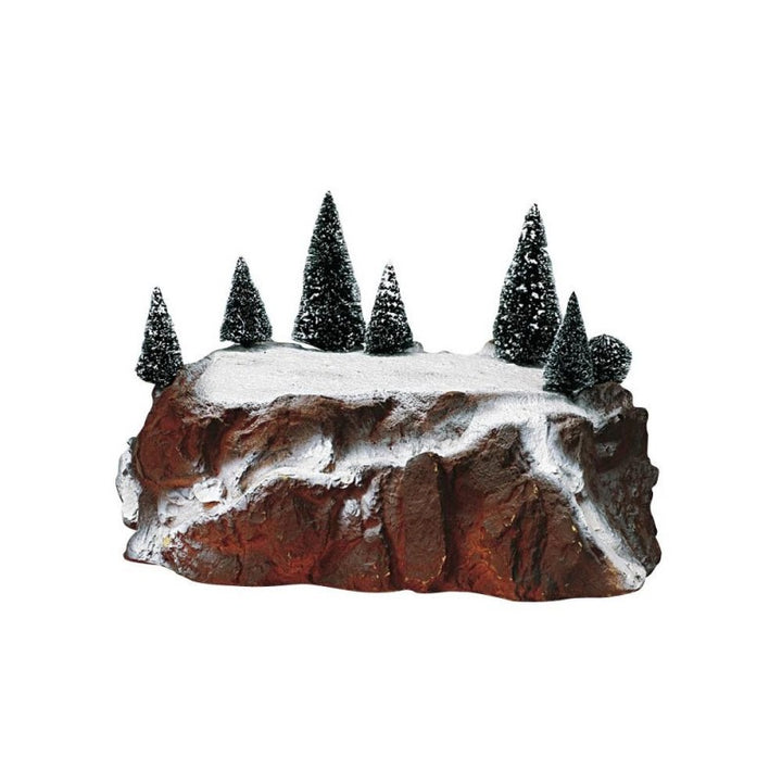 Squarcio di roccia con alberi piccoli - Lemax