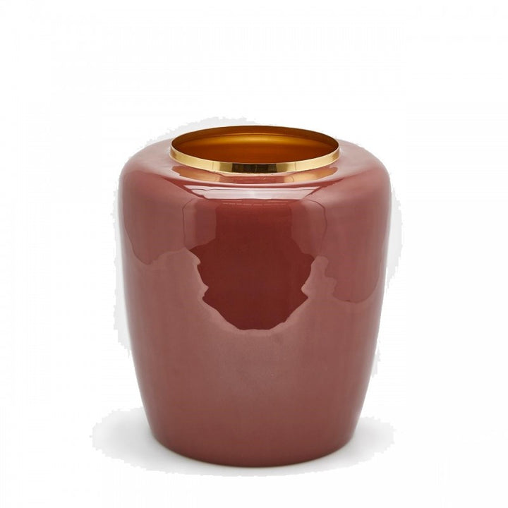 Vaso Charm Bombato Borgogna