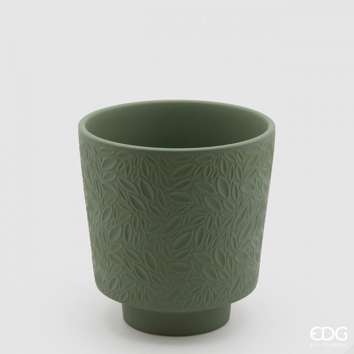 Vaso Foglie in ceramica Enzo De Gasperi