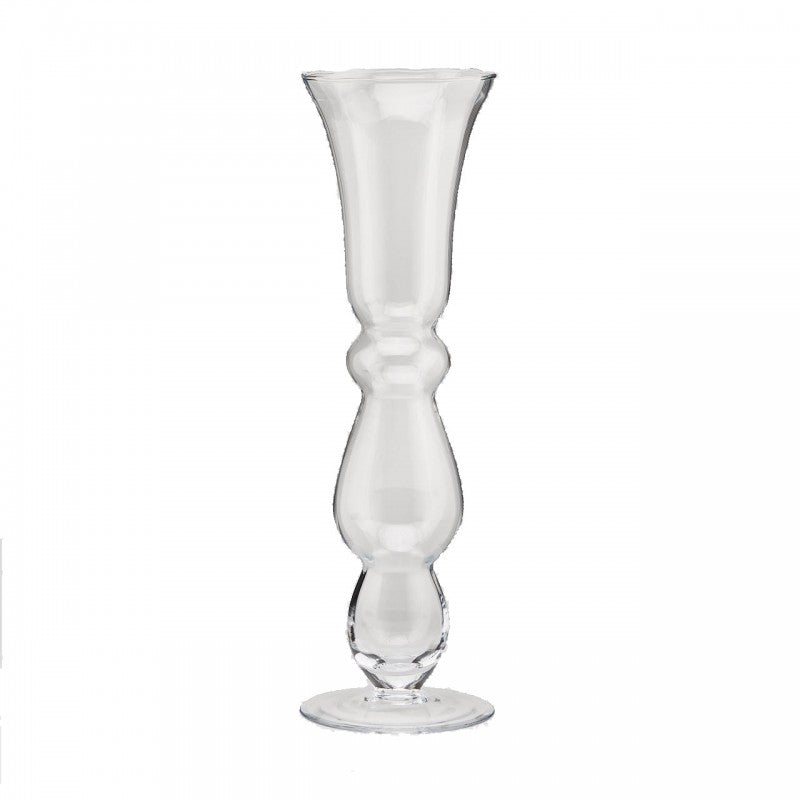 Vaso Portacandela In Vetro H55 Cm