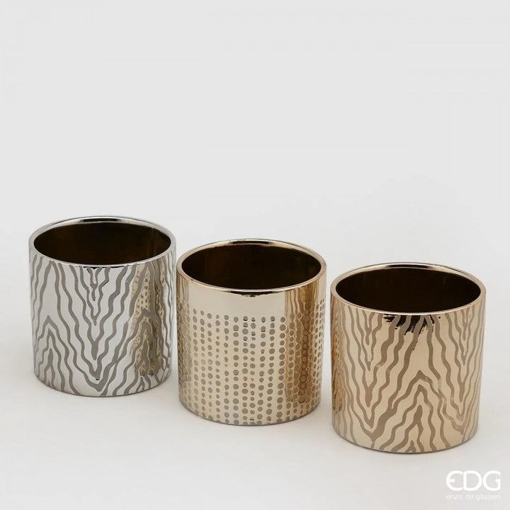Vaso zebra-pois assortito lucido | EDG