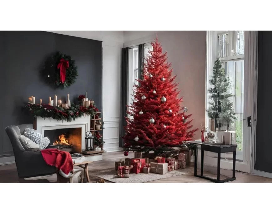 Alberi di Natale colorati: tendenze audaci per le festività