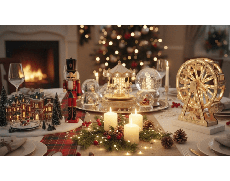 Decorare la tavola di Natale: 5 idee e stili per un'atmosfera magica