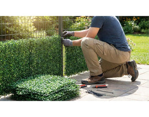 Come montare una siepe artificiale 3D: guida fai-da-te