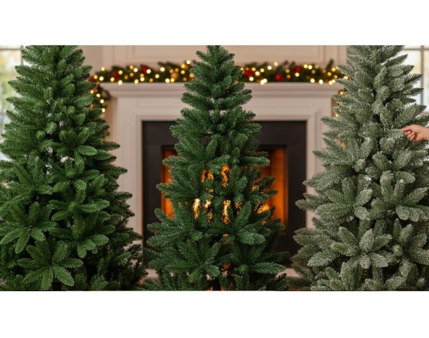 Real Touch, PE o PVC: differenze nei materiali degli alberi di Natale