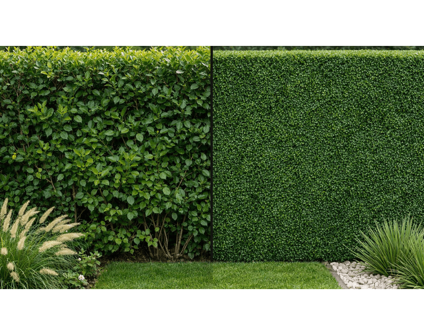 Siepe vera vs artificiale: la guida al confronto