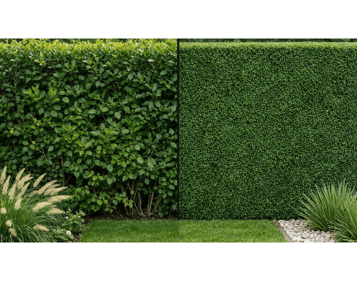 Siepe vera vs artificiale: la guida al confronto