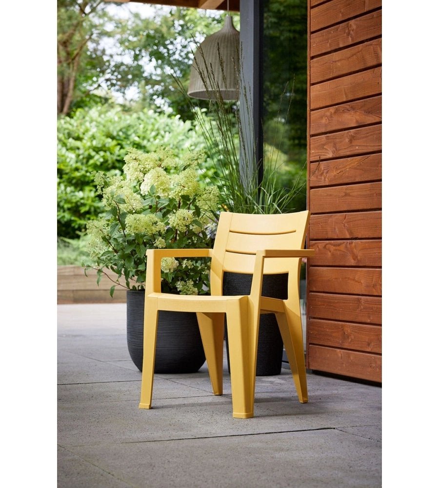 Set 6 sedie Julie da giardino multicolore - Perrone Shop