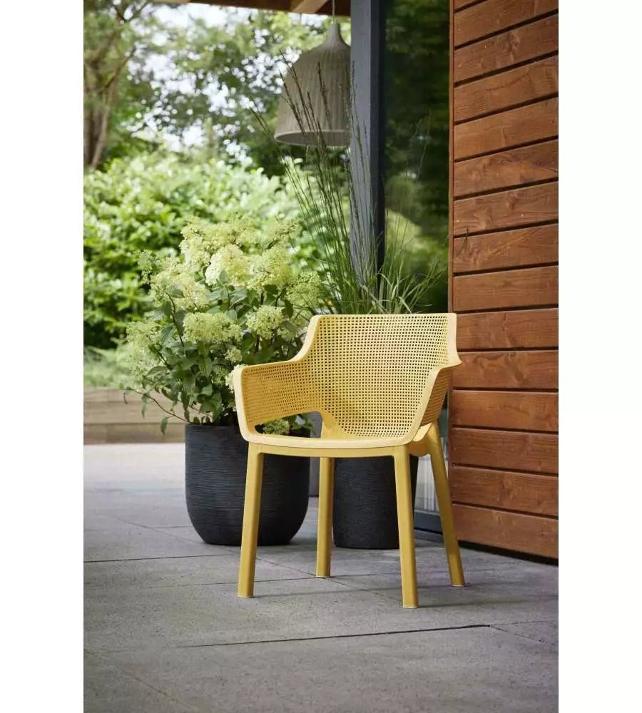 Set 6 sedie Eisa da giardino multicolore - Perrone Shop